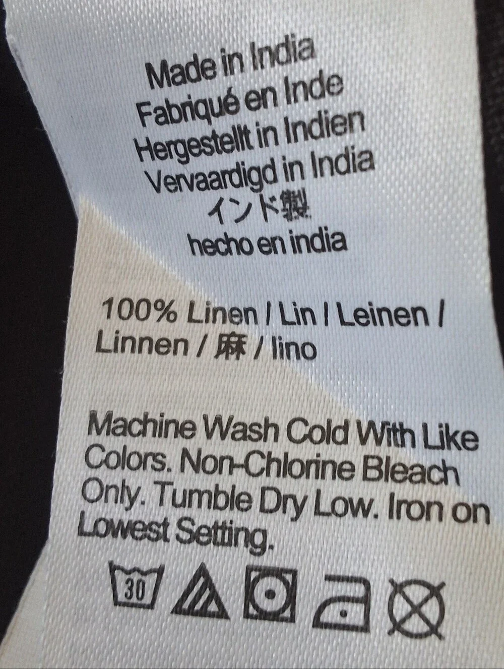 J. Crew Chic Cabana Dress in Black Linen Size Petite Medium, MP, NWOT